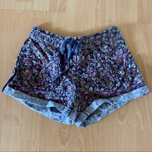Free People Floral Shorts